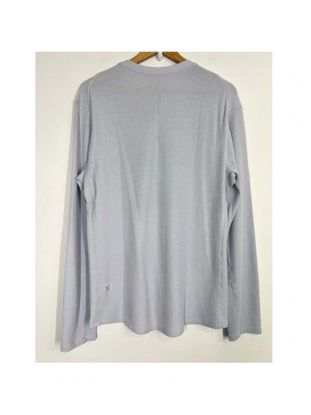 Lululemon Shift Stitch Henley Heathered Core Ultra Light Grey